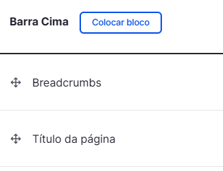Barra cima