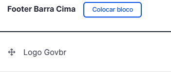 Footer Barra cima